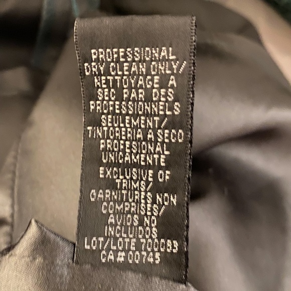 ML Monique Lhuillier Emerald Green Lace Sheath Dress - size 16 - Picture 10 of 14